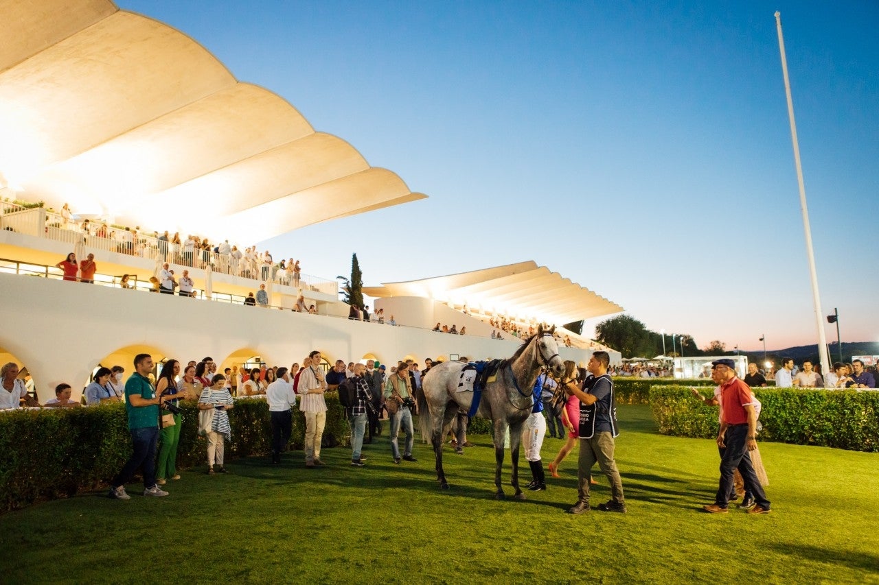 Noches del Hipódromo apertura caballo y grada