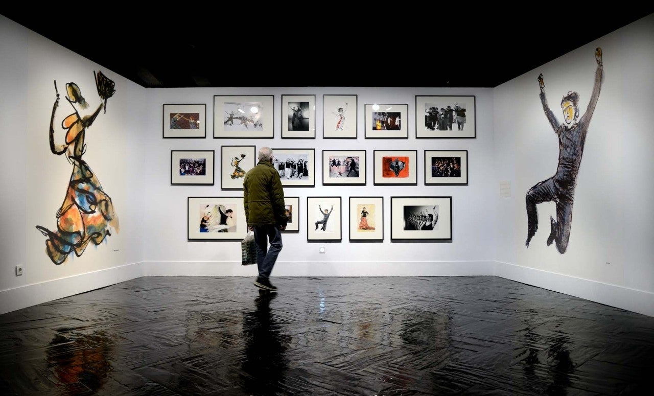 La exposición 'Carlos Saura y el Flamenco' se puede ver en el teatro Fernán Gómez Centro Cultural de la Villa.