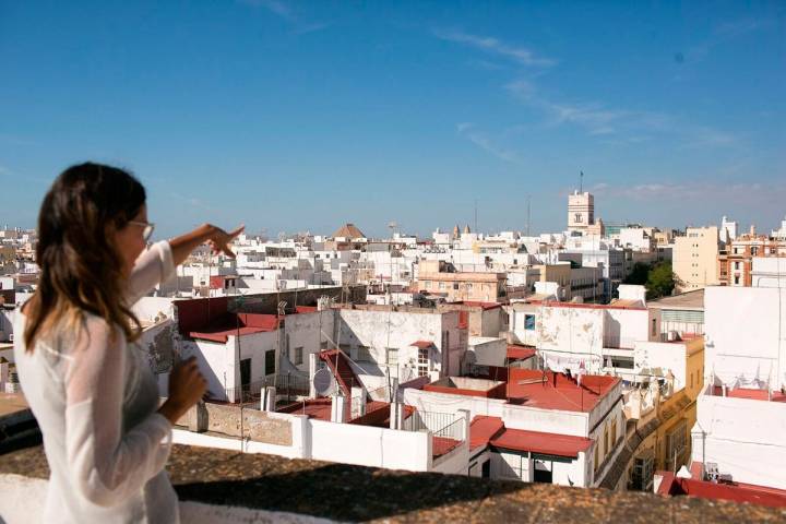 Desde aquí, Cádiz a tus pies. Foto: Juan Carlos Toro.
