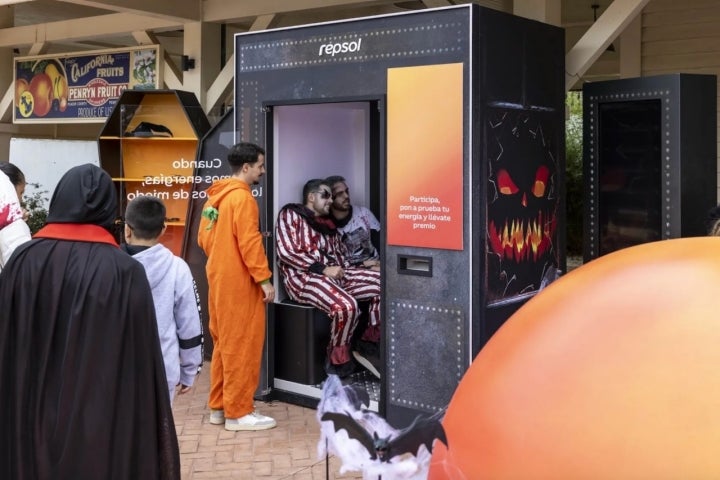 Gritómetro de Repsol en el Parque Warner.