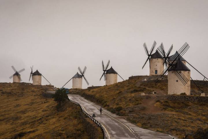 Los molinos de Consuegra. Foto: Manuel Ruiz.