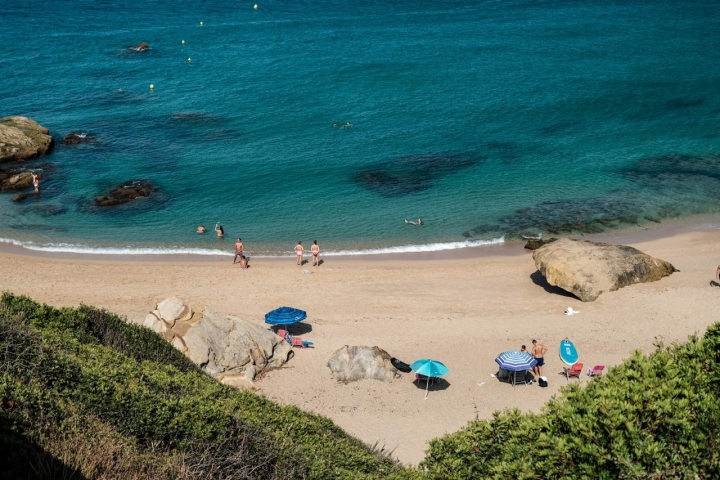 Vista parcial de la Playa de Búnker, que aunque está pegada a Zahara ya es municipio de Tarifa.