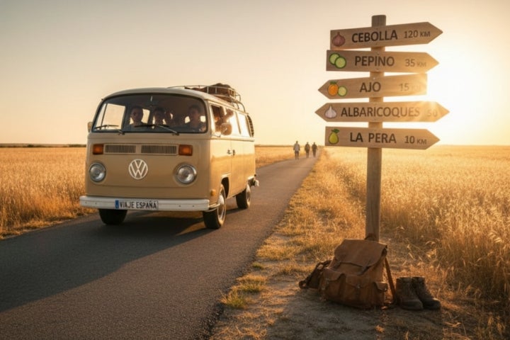 Furgoneta en la carretera