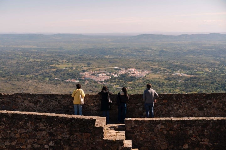 Vistas desde el castillo de Marvão.