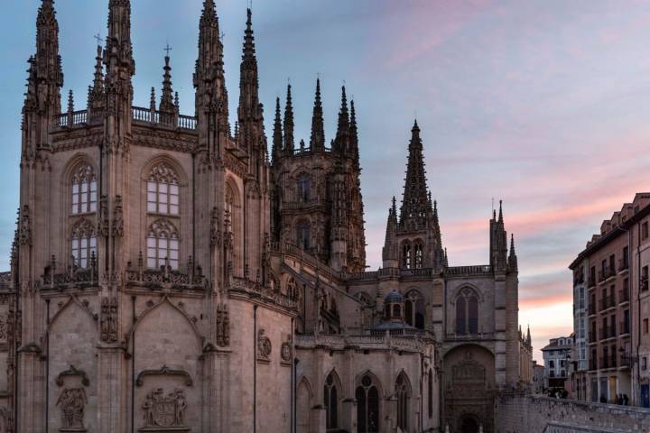 Atardecer Catedral de Burgos