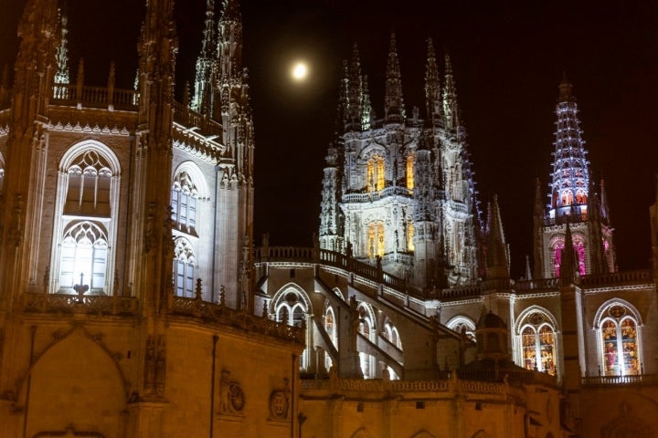 Catedral de Burgos noche