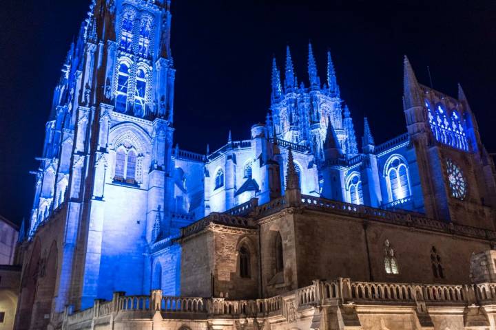 Iluminación nocturna Catedral de Burgos
