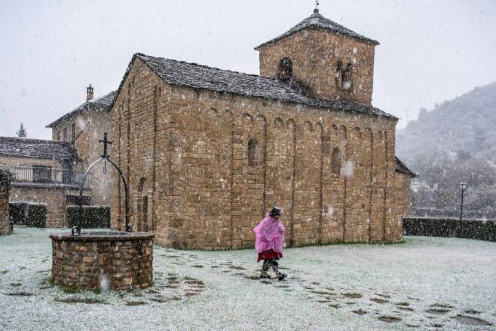 San Caprasio, el templo lombardo más al oeste de Aragón.