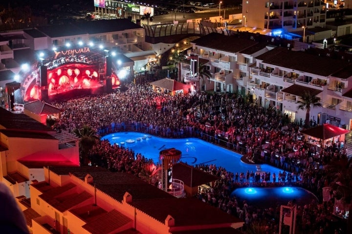 Las fiestas vespertina de 'Ushuaia' están muy de moda. Foto: Ushuaia.