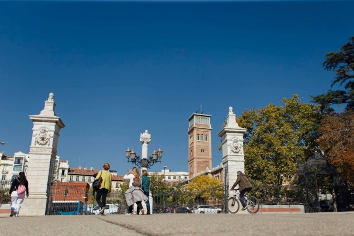 escuelas aguirre desde de el retiro madrid