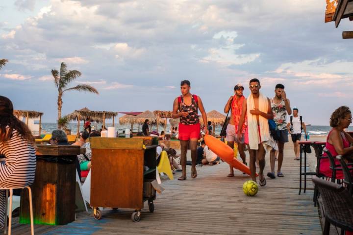 En la playa del Gurugú, en El Grao de Castellón, su apertura ha sido la gran novedad del verano.