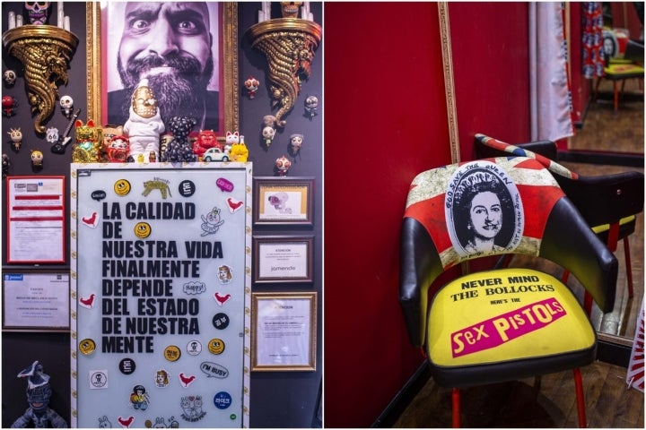 La decoración de la tienda en sí misma constituye otro motivo para entrar.