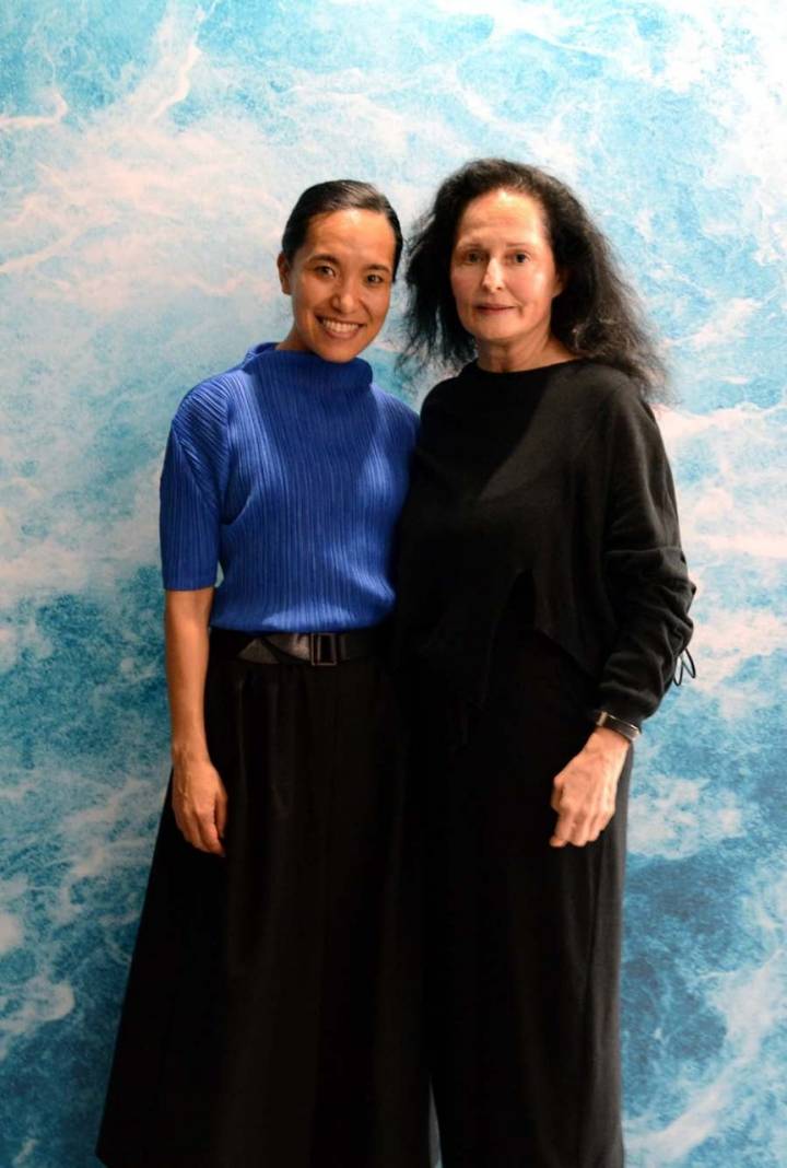 Isabel Muñoz junto a Ai Futaki. Foto: Alfredo Merino
