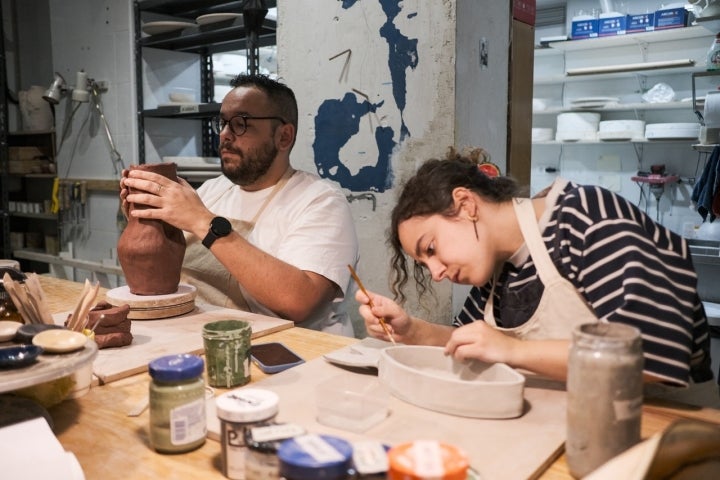 Han creado vajillas para restaurantes como por ejemplo, 'Tramo'.