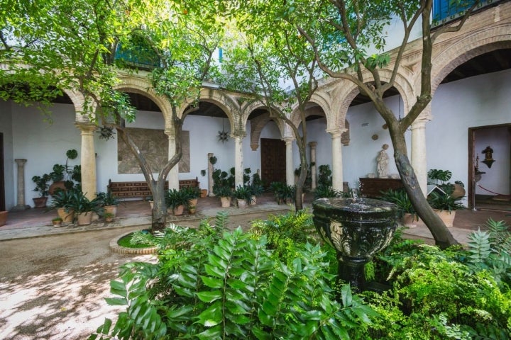 El Patio de la Capilla es el más fresco de todos, unos cinco grados menos que el resto.