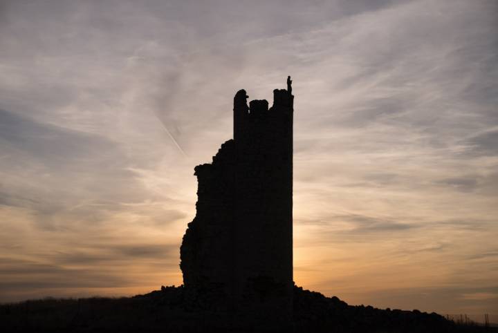 Las tétricas ruinas del castillo de Caudilla.