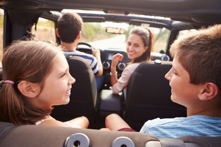 Niños en el coche