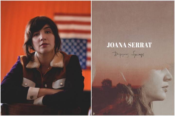Portada del disco de Joana Serrat y una foto de la artista. Fotos: Facebook.