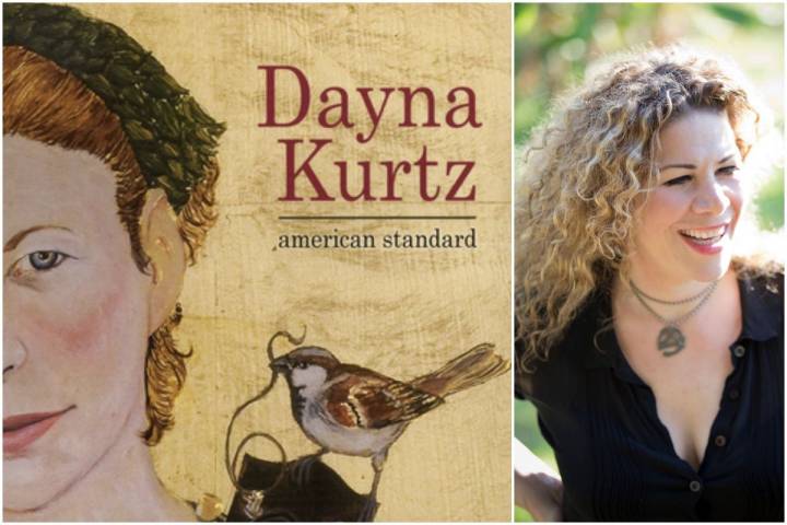 Portada del disco y un retrato de Dayna Kurtz.
