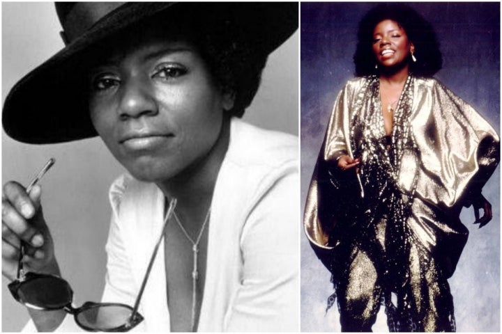 Dos fotos de Gloria Gaynor, convertida en icono de toda una época. Fotos: Facebook.