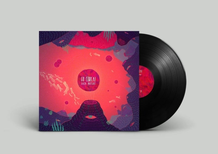 El vinilo de 'Even Nature' del grupo Hi Corea!
