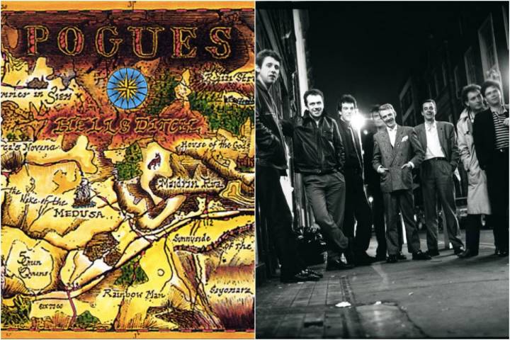 Los angloirlandeses Pogues y el disco 'Hells's ditch'.