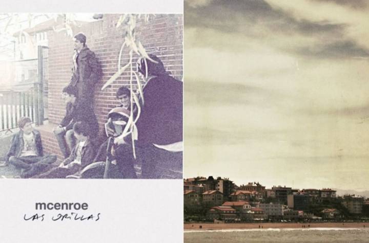 La portada del disco con el que se consolida McEnroe y una vista del Puerto Viejo de Bilbao. Fotos: Facebook McEnroe.