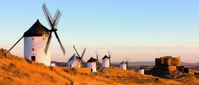 Molinos y castillo de Consuegra.