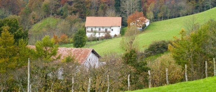 Valle en la zona de Urbasa.