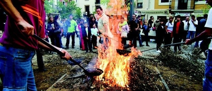 Fiesta de las castañas en Viladrau.