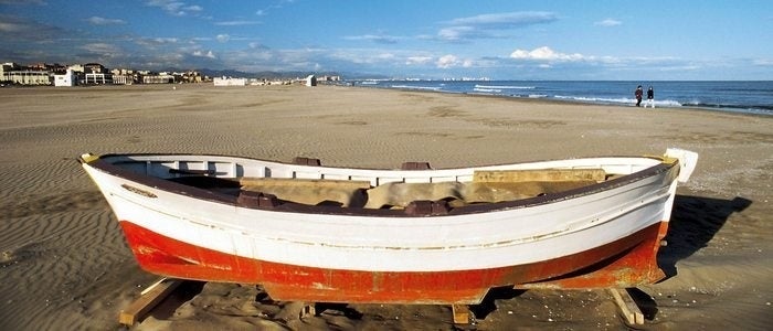 Playa de la Malvarrosa, Valencia.