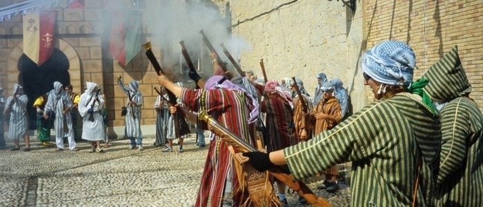 Fiesta de moros y cristianos en Altea.