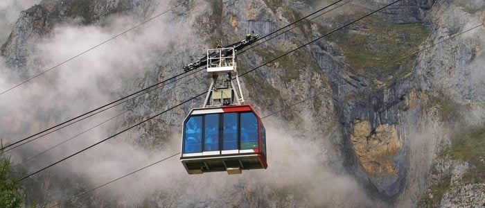 Teleférico, en Fuente Dé.