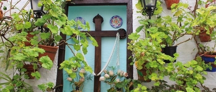 Detalle del barrio de la Villa de Priego de Córdoba.