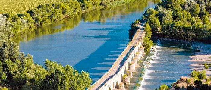 Puente romano sobre el Duero, en Toro.