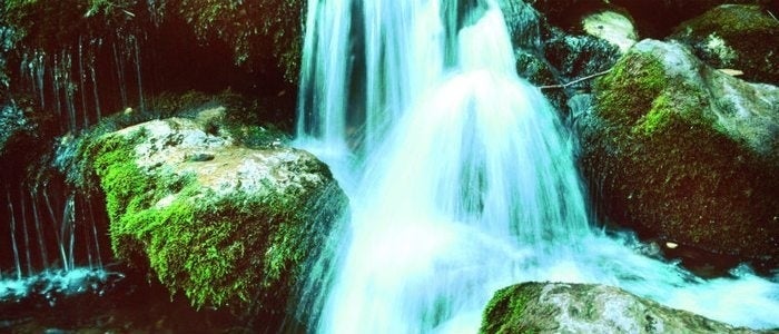 Nacimiento del río Mundo en la sierra de Alcaraz.