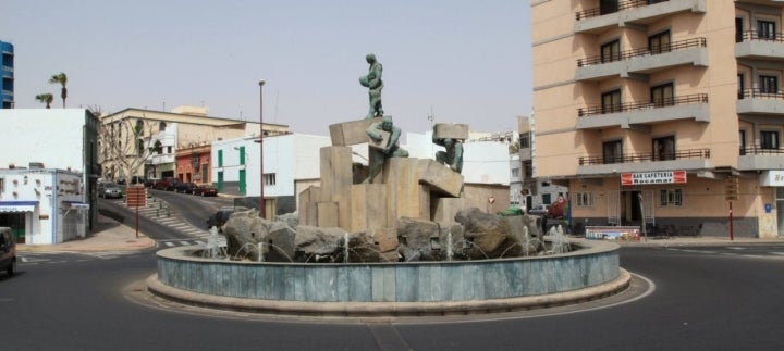 Fuente de la Explanada en Puerto del Rosario (Fuerteventura)