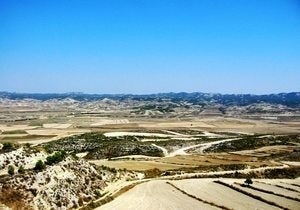 La Novia se rodó en el sur del desierto aragonés de Los Monégros.