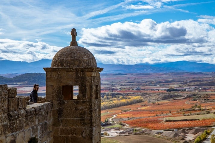 Vistas desde el castillo de San Vicente de la Sonsierra.