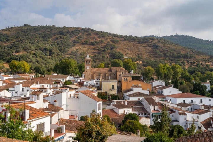 Panorámica de Almonaster la Real