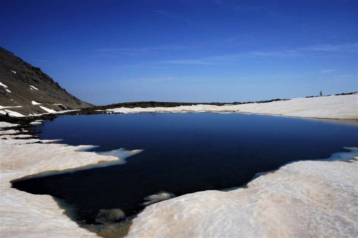 Ascenso al Mulhacén: Laguna de la Caldera