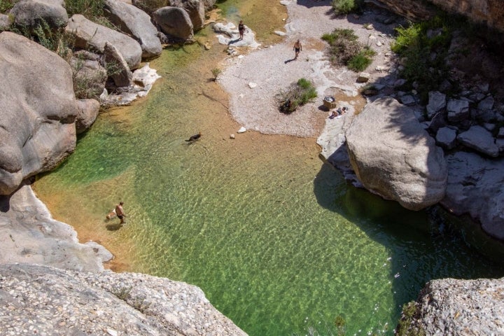 Baños Matarraña. Salto de la Portadella