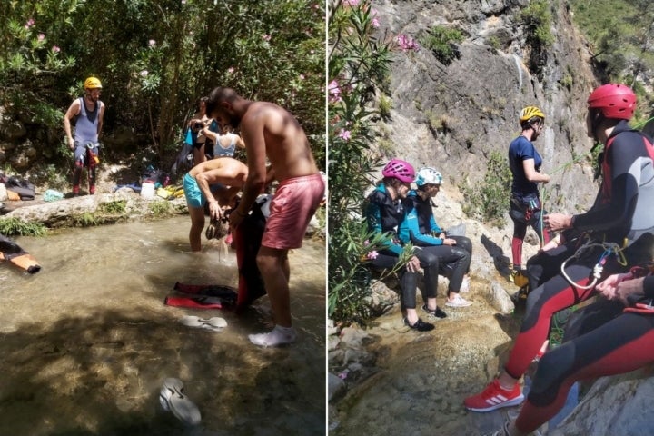 Barranquismo Río Verde. Neopreno