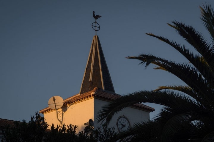 Campanario de la iglesia de Pueblonuevo del Bullaque.