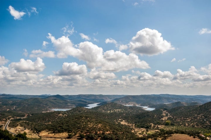 Vista de la Sierra de Aracena.