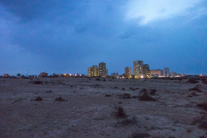 El paraje de las Amoladeras es el único espacio virgen de la Manga del Mar Menor. Foto: Ramón Peco y Manuela Martínez.