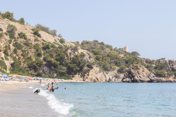 La playa de El Cañuelo.