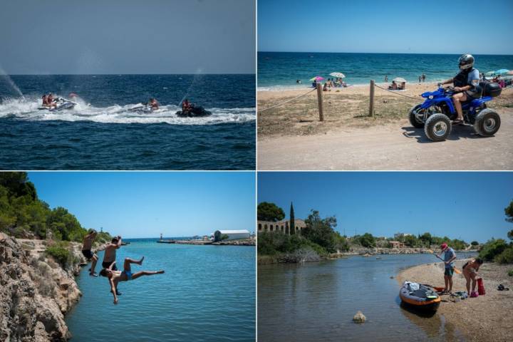 Calas de L'Ametlla de Mar (Tarragona): actividades deportivas en Cala de L'Estany