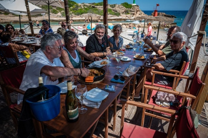 Calas de L'Ametlla de Mar (Tarragona): chiringuito de 'La Subhasta'