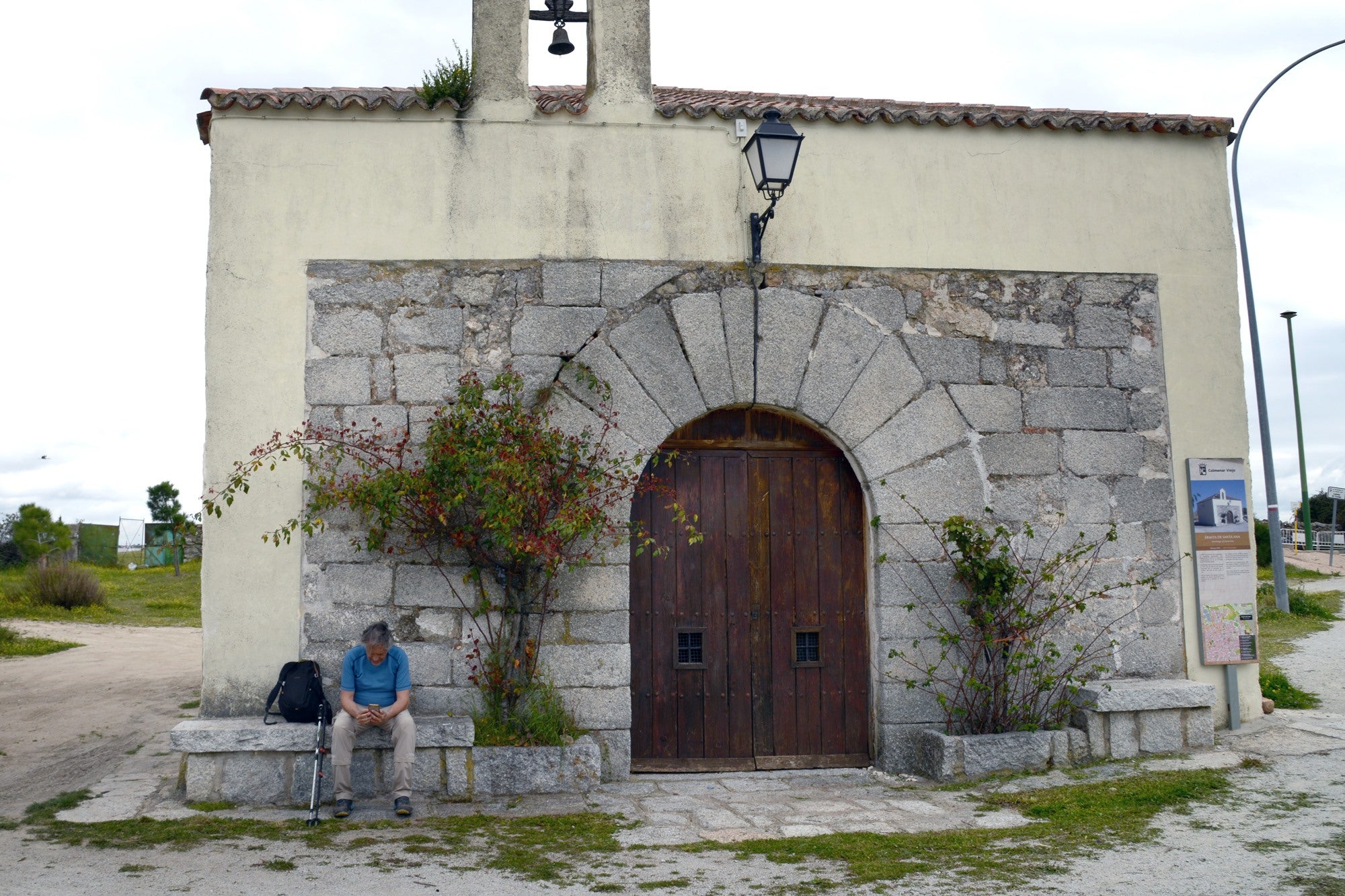 Camino de Santiago Madrileño Etapa 2 ermita Santa Ana Colmenar Viejo